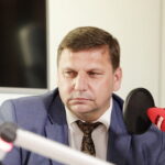 07.11.2022 Radio Kielce. Studio Polityczne. Na zdjęciu Michał Skotnicki - Polskie Stronnictwo Ludowe Koalicja Polska / Fot. Jarosław Kubalski - Radio Kielce