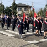 11.11.2022. Mirzec. Uroczystości w 104. rocznicę odzyskania niepodległości przez Polskę / Fot. Emilia Sitarska - Radio Kielce