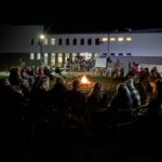 11.11.2022. Opatów. Ognisko niepodległości. / Fot. Emilia Sitarska - Radio Kielce