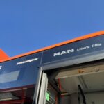 15.11.2022. Ostrowiec Św. Wyjazd nowych autobusów MAN na ulice miasta. / Fot. Emilia Sitarska - Radio Kielce