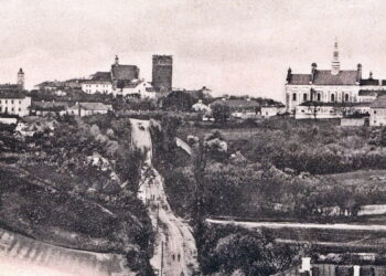 Lata 1900-1905, Sandomierz. Panorama. / Fot. fotopolska.eu