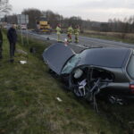 15.11.2022. Przełom. Wypadek / Fot. Jarosław Kubalski - Radio Kielce