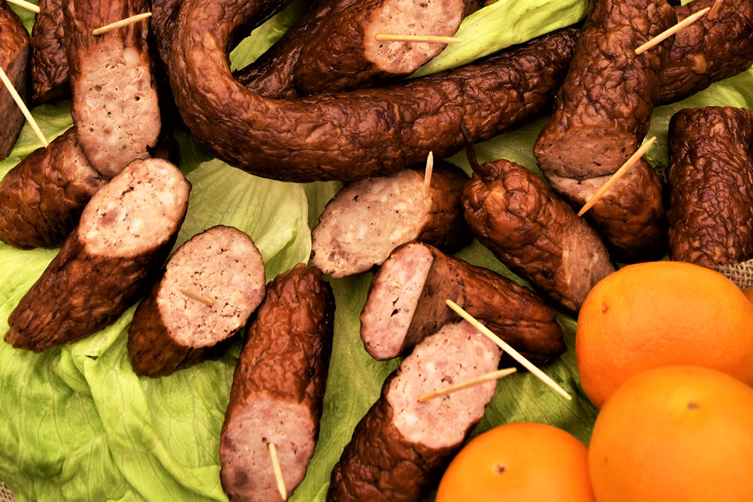 Kiełbasa z gęsiną - Radio Kielce Kiełbasa z gęsiną / Zdjęcie udostępnione przez ŚODR w Modliszewicach