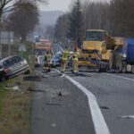 15.11.2022. Przełom. Wypadek / Fot. Jarosław Kubalski - Radio Kielce