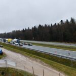 16.11.2022. Kielce. Trasa S7. Obdownica Kielc / Fot. Marcin Marszałek - Radio Kielce