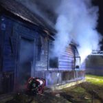 12.11.2022. Karczma Miłkowska. Śmiertelny pożar / Fot. Ratownictwo Powiatu Ostrowieckiego - Facebook