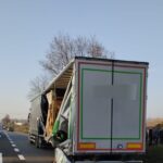 15.11.2022. Przełom. Wypadek / Fot. KMP Kielce