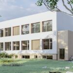 Wizualizacja budynku żłobka i przedszkola w Gadce / źródło: UG Mirzec