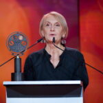 05.12.2022. Warszawa. Reżyserka Maria Dłużewska podczas uroczystej Gali Nagród Mediów Publicznych / Fot. Marcin Obara - PAP