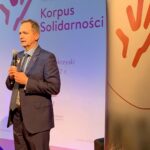 05.12.2022. Ostrowiec Św. Gala Wolontariatu. Na zdjęciu: Dariusz Pietrowski z Narodowego Instytutu Wolności Centrum Rozwoju Społeczeństwa Obywatelskiego / Fot. Emilia Sitarska - Radio Kielce