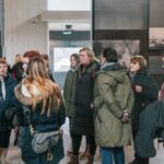 30.11.2022. Michniów. Delegacja pracowników z muzeum Památník / źródło: Mauzoleum Martyrologii Wsi Polskich w Michniowie