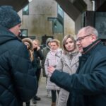30.11.2022. Michniów. Delegacja pracowników z muzeum Památník / źródło: Mauzoleum Martyrologii Wsi Polskich w Michniowie