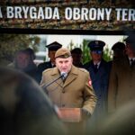 04.12.2022. Kielce. Przysięga żołnierzy 10. Świętokrzyskiej Brygady Obrony Terytorialnej. Na zdjęciu: ppłk Sławomir Machniewicz - dowódca 10. ŚBOT / Fot. Daniel Woś - 10. ŚBOT