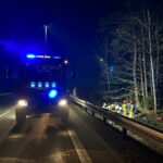 30.12.2022. Śmiertelny wypadek w pobliżu Rudy Malenieckiej / Fot. OSP KSRG Ruda Maleniecka - Facebook