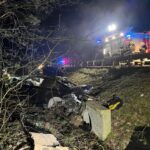 30.12.2022. Śmiertelny wypadek w pobliżu Rudy Malenieckiej / Fot. OSP KSRG Ruda Maleniecka - Facebook