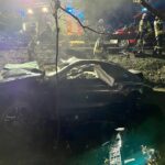 30.12.2022. Śmiertelny wypadek w pobliżu Rudy Malenieckiej / Fot. OSP KSRG Ruda Maleniecka - Facebook