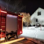 14.12.2022. Kółko Żabieckie. Pożar domu jednorodzinnego / Fot. KP PSP Busko