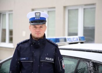 St. asp. Adrian Tatar / źródło: KWP w Kielcach