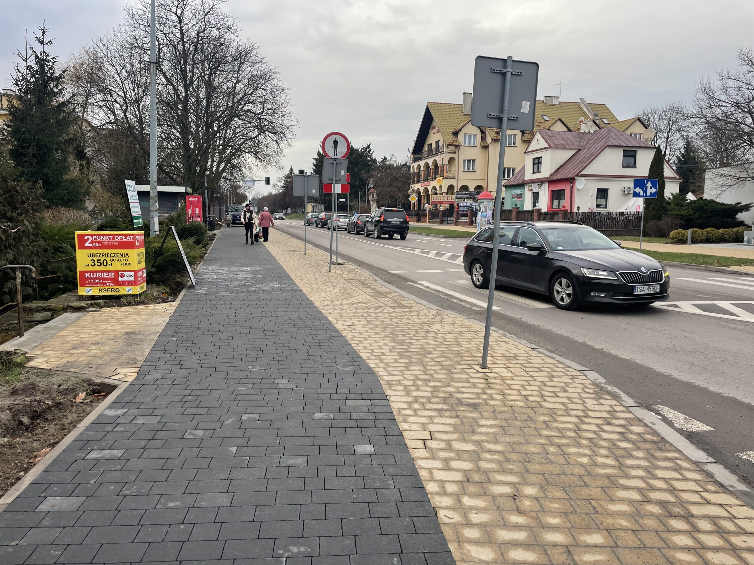 Sandomierz. Remont ulicy Koseły / Fot. Grażyna Szlęzak - Radio Kielce