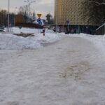 20.12.2022. Kielce. Gołoledź / Fot. Sebastian Kalwat - Radio Kielce