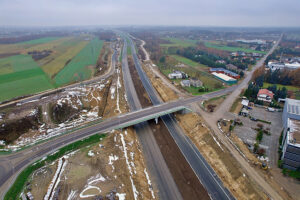 Budowa odcinka trasy S7 między węzłami Lesznowola a Tarczyn Północ / źródło: GDDKiA