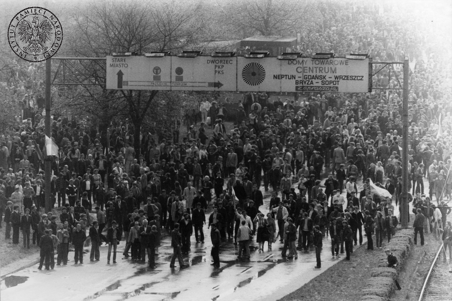 01.05.1983. Gdańsk. Demonstracja w centrum Gdańska / źródło: Instytut Pamięci Narodowej