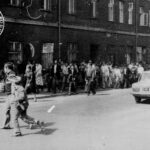 01.05.1982. Kielce. Tzw. kontrpochód / źródło: Instytut Pamięci Narodowej