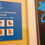 Kieleckie Centrum Kultury. Oznaczenie ścieżek. / Fot. Ewelina Walczak - Radio Kielce