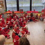 06.12.2022. Starachowice. Wizyta Świętego Mikołaja w przedszkolu Kreatywne Nutki / Fot. Anna Głąb – Radio Kielce