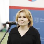 03.12.2022. Bilcza. Otwarcie hali pneumatycznej. Na zdjęciu: Anna Krupka - wiceminister sportu i turystyki / Fot. Jarosław Kubalski - Radio Kielce