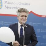 03.12.2022. Bilcza. Otwarcie hali pneumatycznej. Na zdjęciu: senator Krzysztof Słoń / Fot. Jarosław Kubalski - Radio Kielce