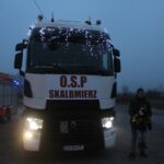 03.12.2022. Skalbmierz. Mikołajkowo-świąteczny konwój / Fot. Marta Gajda-Kruk - Radio Kielce