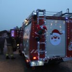 03.12.2022. Skalbmierz. Mikołajkowo-świąteczny konwój / Fot. Marta Gajda-Kruk - Radio Kielce