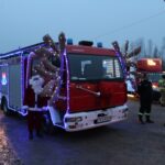03.12.2022. Skalbmierz. Mikołajkowo-świąteczny konwój / Fot. Marta Gajda-Kruk - Radio Kielce