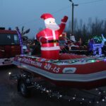 03.12.2022. Skalbmierz. Mikołajkowo-świąteczny konwój / Fot. Marta Gajda-Kruk - Radio Kielce