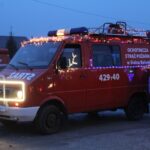 03.12.2022. Skalbmierz. Mikołajkowo-świąteczny konwój / Fot. Marta Gajda-Kruk - Radio Kielce