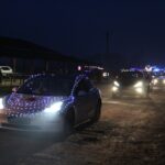 03.12.2022. Skalbmierz. Mikołajkowo-świąteczny konwój / Fot. Marta Gajda-Kruk - Radio Kielce