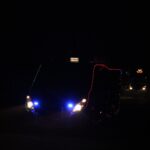 03.12.2022. Skalbmierz. Mikołajkowo-świąteczny konwój / Fot. Marta Gajda-Kruk - Radio Kielce