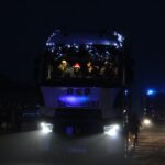 03.12.2022. Skalbmierz. Mikołajkowo-świąteczny konwój / Fot. Marta Gajda-Kruk - Radio Kielce