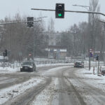 Trudne warunki na świętokrzyskich drogach - Radio Kielce 11.12.2022. Kielce / Fot. Wiktor Taszłow - Radio Kielce
