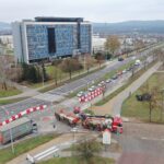 01.12.2022. Skrzyżowanie ulic Jagiellońskiej, Kamińskiego, Podklasztornej i Karczówkowskiej / Fot. Jarosław Kubalski - Radio Kielce