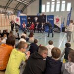 09.12.2022. Staszów. Spotkanie z bokserskimi olimpijczykami. / Fot. Grażyna Szlęzak - Radio Kielce