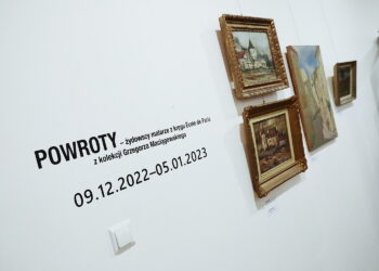 Kielce. BWA. Wernisaż wystawy „Powroty” - żydowscy malarze w kręgu Ecole se Paris z kolekcji Grzegorza Maciągowskiego / Fot. Wiktor Taszłow - Radio Kielce