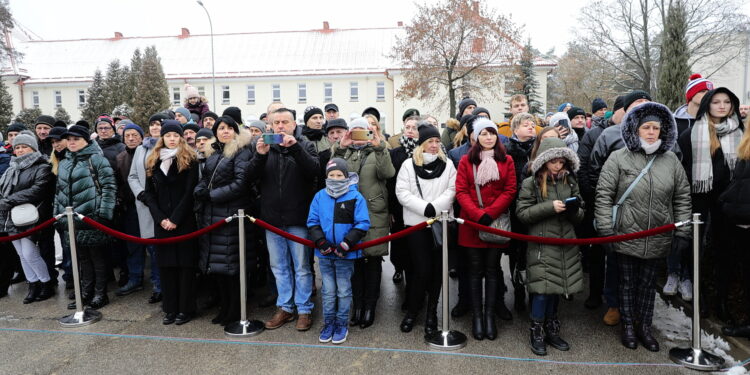 10.12.2022. Kielce. Przysięga elewów / Fot. Wiktor Taszłow - Radio Kielce