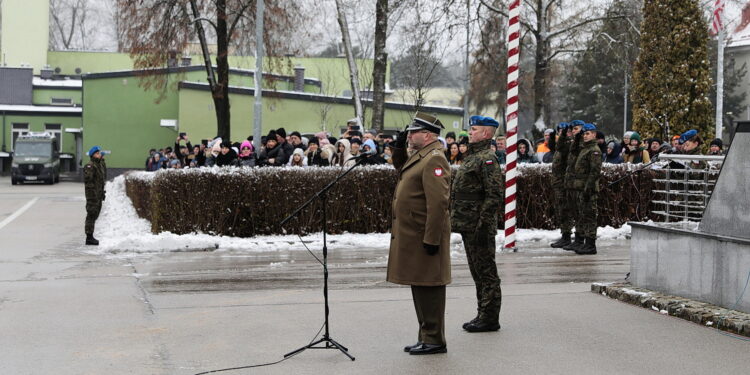 10.12.2022. Kielce. Przysięga elewów / Fot. Wiktor Taszłow - Radio Kielce