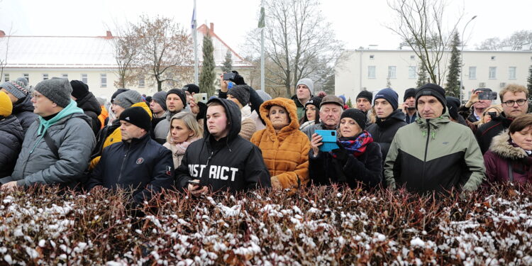 10.12.2022. Kielce. Przysięga elewów / Fot. Wiktor Taszłow - Radio Kielce