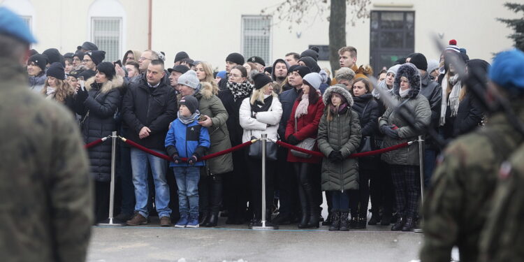 10.12.2022. Kielce. Przysięga elewów / Fot. Wiktor Taszłow - Radio Kielce