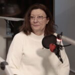 12.12.2022. Radio Kielce. Studio Polityczne. Na zdjęciu Grażyna Dekiel z Polski 2050. / Fot. Wiktor Taszłow - Radio Kielce
