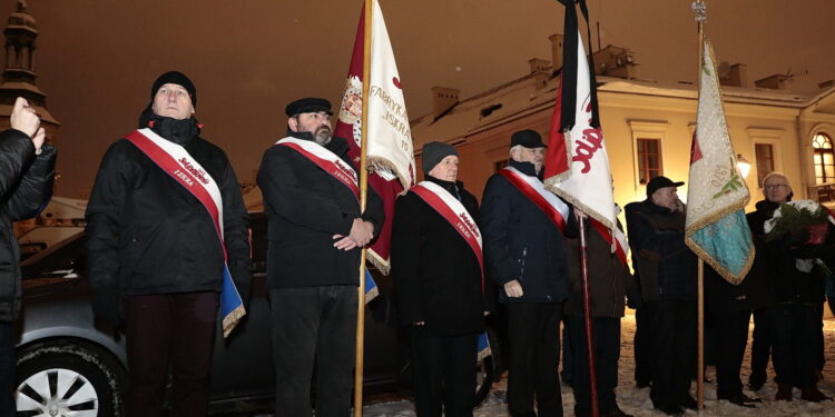 13.12.2022. Kielce. Obchody 41. rocznicy wprowadzenia stanu wojennego. / Fot. Wiktor Taszłow - Radio Kielce