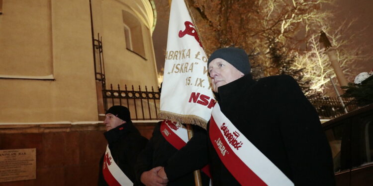 13.12.2022. Kielce. Obchody 41. rocznicy wprowadzenia stanu wojennego. / Fot. Wiktor Taszłow - Radio Kielce